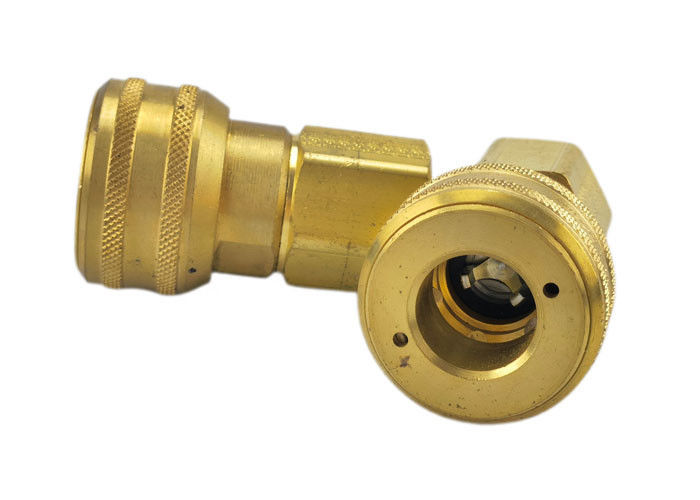 1/4&quot; accouplement rapide de Pin Lock Couplings Brass Pneumatic d'extrémité d'échange industriel masculin nominal de connexions