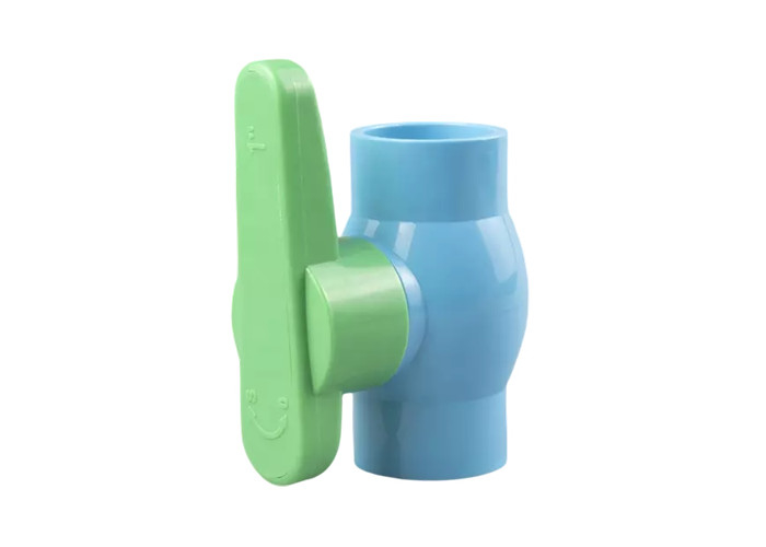 Les ABS en plastique de robinet à tournant sphérique de PVC manipulent la prise pour le contrôle de l'eau