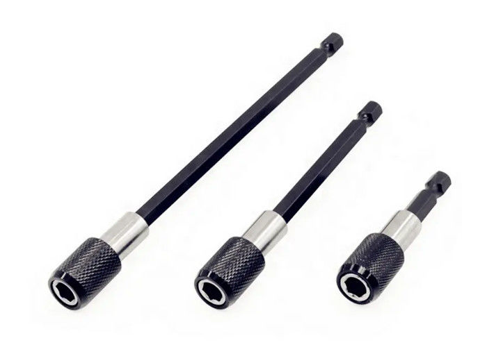 1/4 pouce Tête de l'extension de la tige de lot tournevis magnétique Levier de transfert rapide Auto-verrouillage de l'extension de la tige 150 mm outils à main
