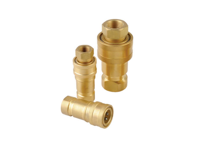 Les accouplements rapides hydrauliques en laiton ouverts et fermés ISO 7241B