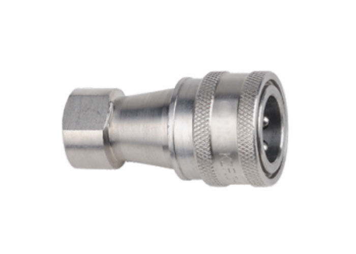 ISO7241B SS type fermé ouvert couplage rapide hydraulique fil BSP