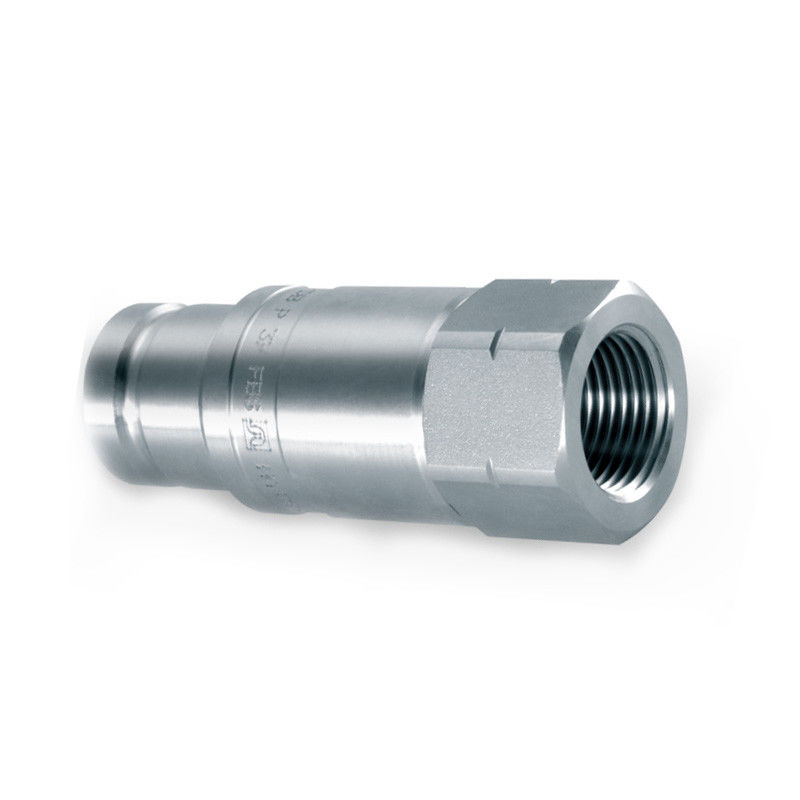 Les raccords rapides hydrauliques en acier inoxydable 316L de la série ISO 16028-Cb-Sp-6fn-Db