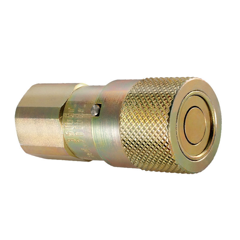 Couplings rapides hydrauliques en acier plaqué au zinc de la série Iso ISO 16028-Cb-Sp-6fn-Qa