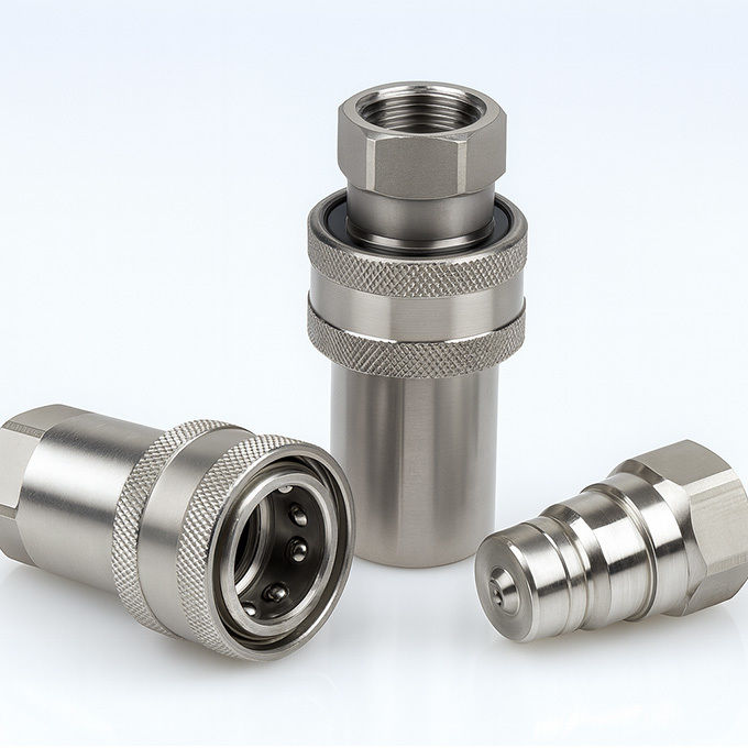 Cb-spm-10f-a-iso-7241-a Accouplement rapide en acier inoxydable avec prise et prise Parker 6600