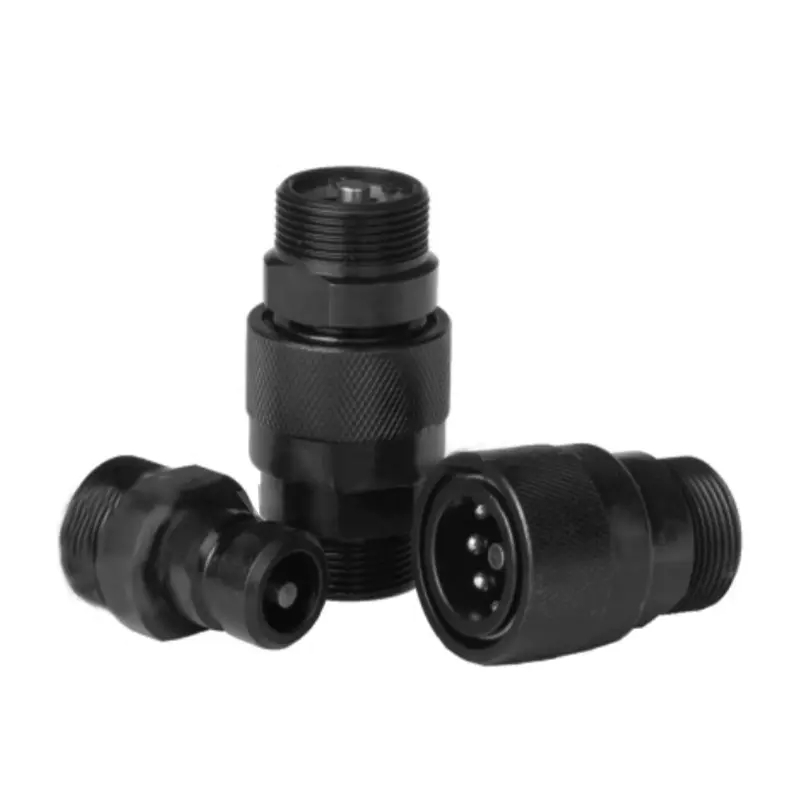 Raccord rapide hydraulique CB-Q/ZB275 à verrouillage fileté – Poussée-traction manuelle pour applications basse pression
