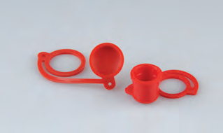 Bouchons et capuchons en plastique rouge pour raccords rapides série CB-TF – Accessoires de protection industrielle