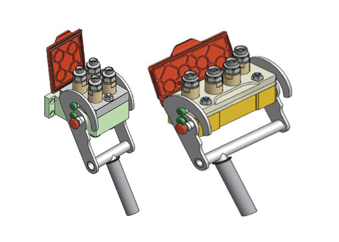 Raccords hydrauliques à face plate multi-couplage série MK Système de connexion rapide à came standard ISO