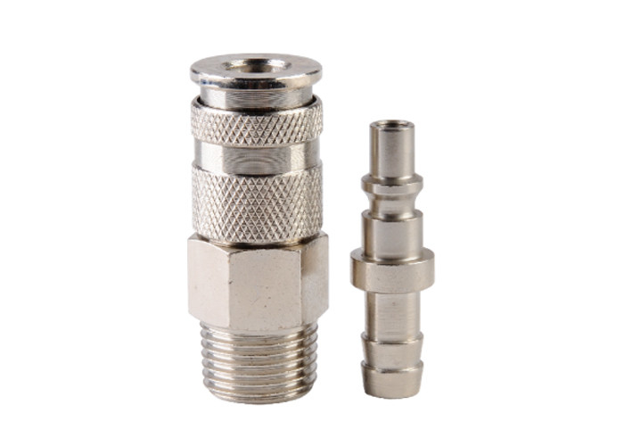 ARO210 Accouplements rapides pneumatiques 1250 L/min, 35 bar, connecteurs de fermeture en acier zincé